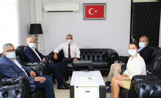 Başkan Atabay'dan Kaymakam Yiğit'e Ziyaret