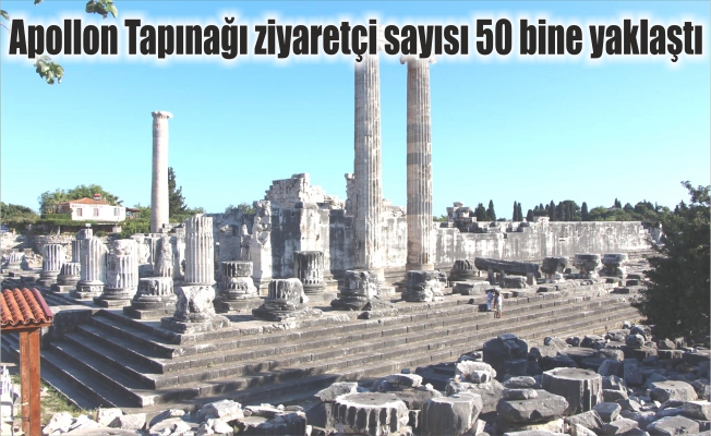 Apollon Tapınağı ziyaretçi sayısı 50 bine yaklaştı